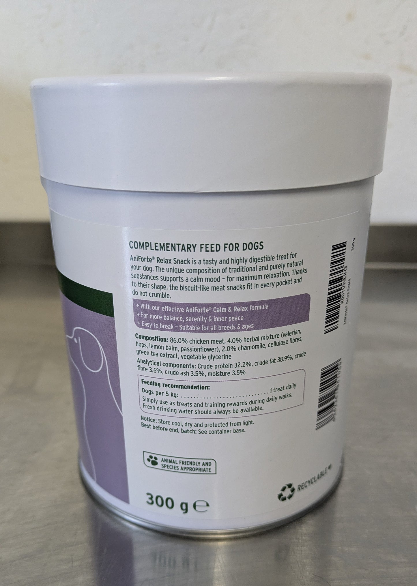 Aniforte Relax Snack 300g Tub