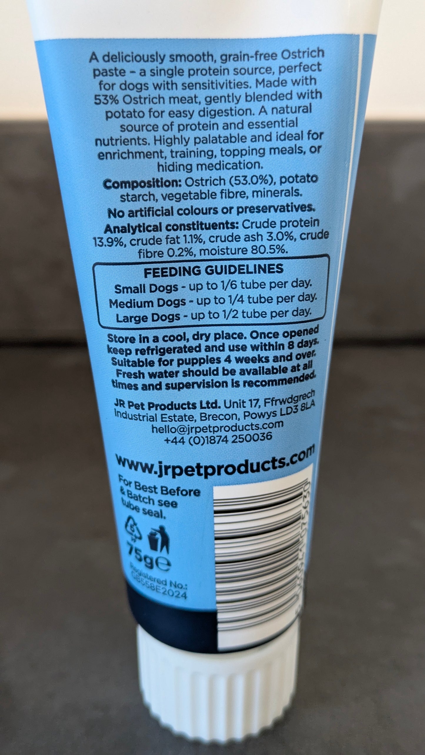 JR Ostrich Premium Paste 75g