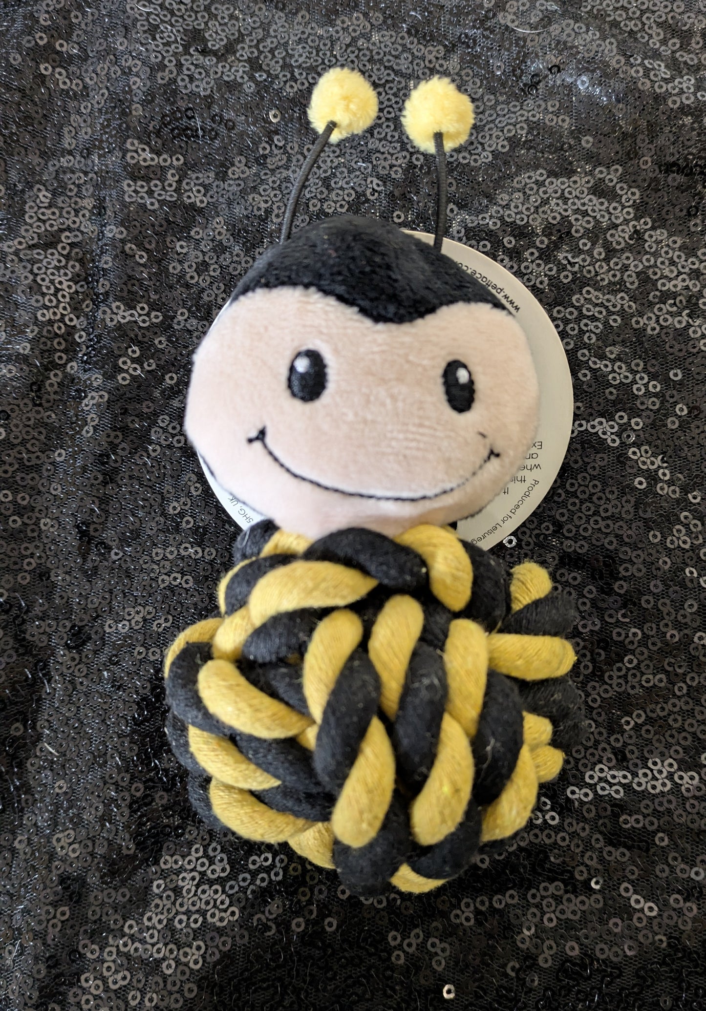 Petface Burt Bee Rope Toy