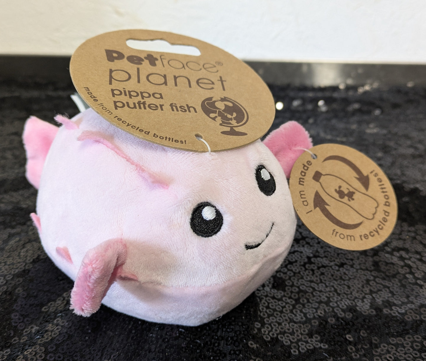 Petface Pippa Puffer Fish Toy - Petface Planet Range