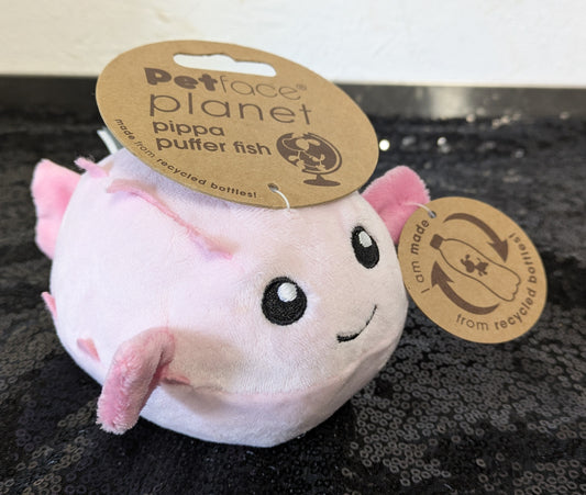 Petface Pippa Puffer Fish Toy - Petface Planet Range