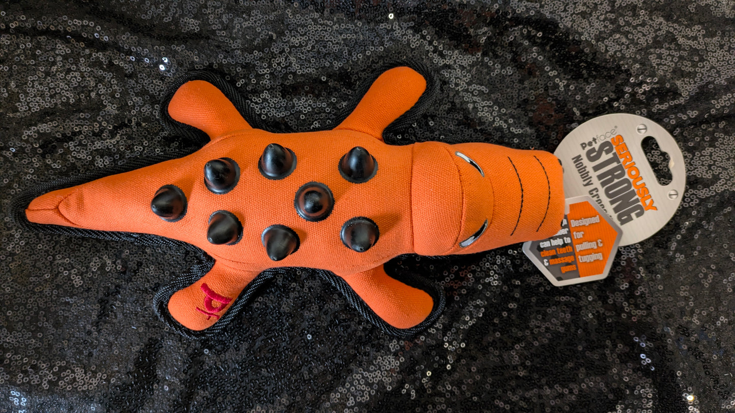 Petface Seriously Strong Nobbly Crocodile Toy
