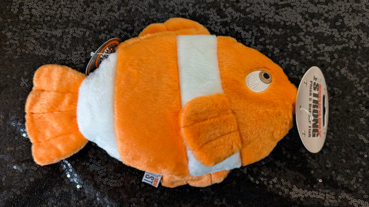 Petface Seriously Strong Plush & Rubber Fish Toy