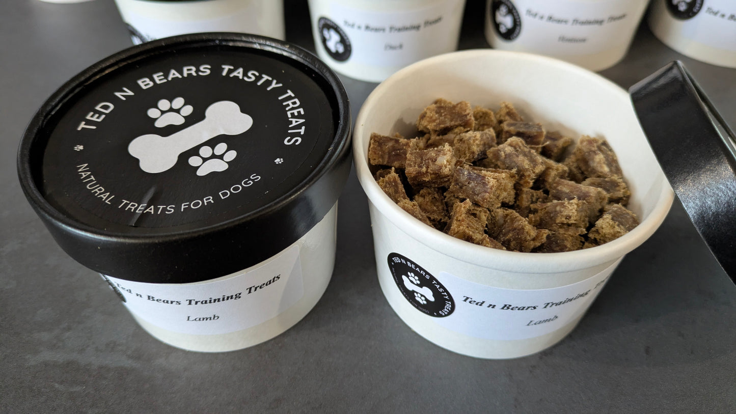 Ted n Bears Training Treats Lamb 100g pot