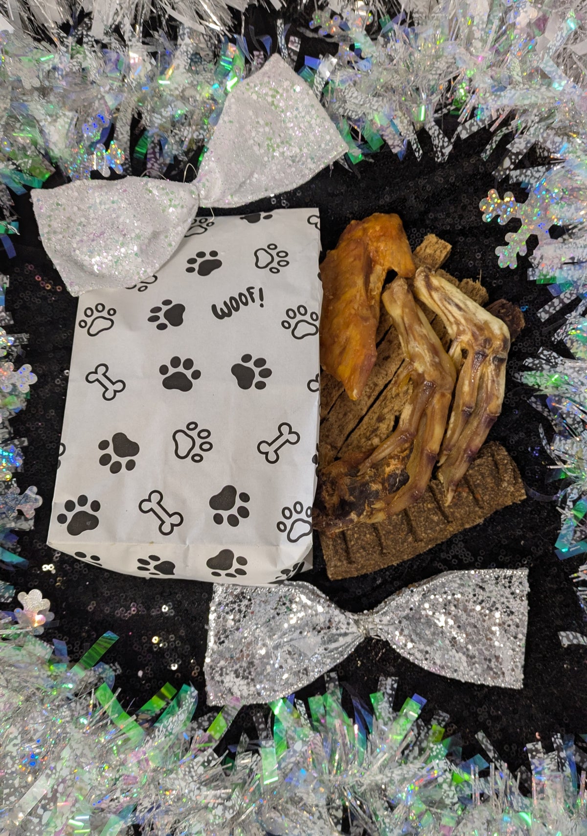 White Paw Bag
