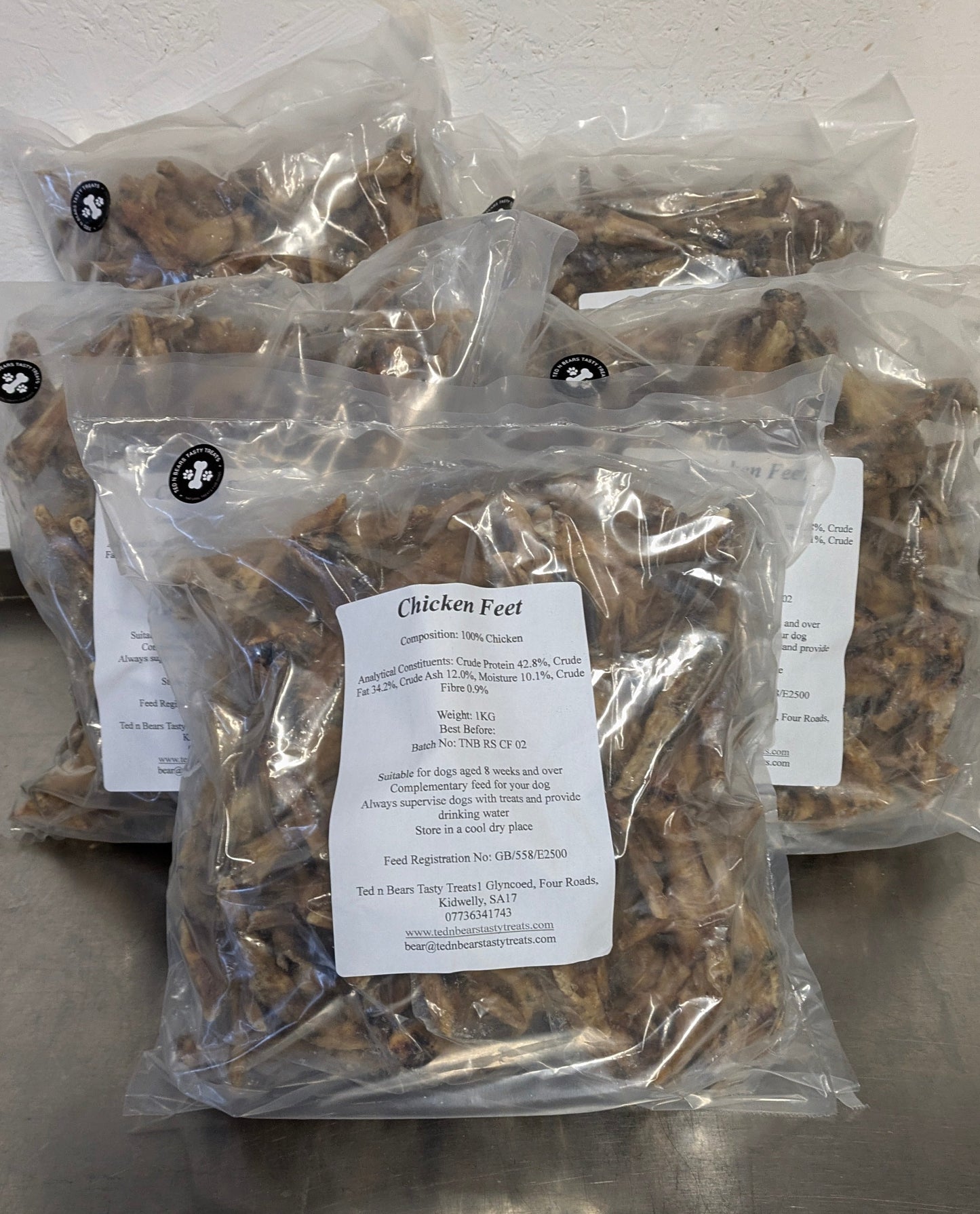 Natural Chicken Feet 1KG